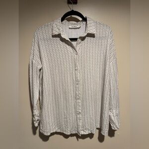 4th + Reckless Alice shirt chain link pattern size XS oversized button down